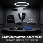 Coupe Car Cover Waterproof All Weather, 10 Layers Outdoor Car Covers for Muscle Car - Sun & Rain Protector Full Exterior Covers. Custom Fit Ford Mustang, Shelby Camaro, etc C4(Gift Towel/Storage Bag) - Image 8