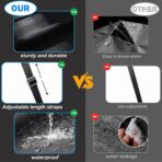 Car Windshield Cover for Ice and Snow, 600D Oxford Fabric Windshield Snow Cover Heavy Duty, Magnetic Car Anti-Snow Cover, Winter Frost Hail Protector for Most Sedan Truck SUV Van MPV (70 x 50 Inch) - Image 6