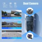 Wireless Apple Carplay Screen,10.26"Portable Car play & Android Auto Touch Screen, Bluetooth Double Din Car Stereo with 4K Dash Cam,Backup Camera/Mirror Link/Voice Control/GPS/AUX/FM for All Vehicles - Image 5