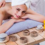 4 Pcs Wooden Essential Oil Diffuser Car Aromatherapy Passive Diffuser with Vent Clip Walnut Wood Round Air Freshener Winter Gifts for Home Offices Yoga Rooms Sauna Rooms - Image 5