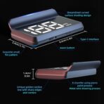 ARTILAURA Digital Speedometer Car HUD Head Up Display MPH KM/H, Overspeed Alarm, Automatic Photosensitive, 3 Level Speed Alarm Plug-and-Play for All Vehicle (White) - Image 3