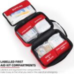 330 Piece First Aid Kit, Premium Waterproof Compact Trauma Medical Kits for Any Emergencies, Ideal for Home, Car, Travel, Camping, Hiking, Truck, Office, Sports (Medium) - Image 4