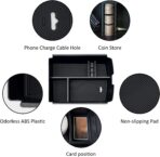 JOJOMARK for VW Atlas and Cross Sport Accessories Center Console Organizer 2018 2019 2020 2021 2022 2023 Insert ABS Armrest Box Secondary Storage (Not fit for 2024) - Image 5