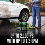 EGO Power+ Electric Pressure Washer, 2100 PSI Power Washer, Battery and Charger Not Included - HPW2100 - Image 3