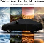Sedan Car Cover, Car Cover Waterproof All Weather for Automobiles, Outdoor Full Car Covers Windproof Universal Fit for Sedan 178-185 inch - Image 6