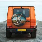 Spare tire Cover 14 inch,RV Spare tire Covers for Camper Trailers Wheel Protectors Weatherproof Wheel Covers Waterproof Universal Fit for Trailer Rv SUV Truck Camper Travel Trailers Donkey - Image 3