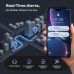 CXK GPS Tracker for Vehicles, 6-Month Battery Life 4G Global Tracker Device for Vehicles with Real Time Alert Strong Magnet, IP65 Waterproof Car Traker 180-Day Location History Subscription Needed - Image 5