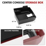 Autorder Center Console Organizer for 2019-2026 Toyota Corolla/ 2022-2026 Corolla Cross Accessories Car Armrest Storage Box Middle Console Tray Container with Non-Slip Silicone Mats - Image 4