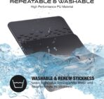 Car Dashboard Non Slip Mat, JIMISHA Anti Slip Pad, Anti Slide Sticky Dash Pad, Multifunctional Fixate Gripping Gel Pad for Radar Detector, Cell Phone, Keys, Glass, GPS, Coins 6.3x2.8 inch (2 Pack) - Image 3