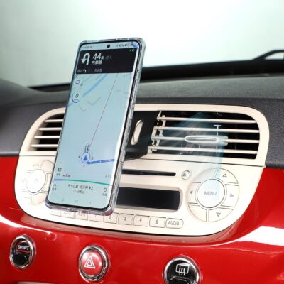 HAPPYHORSE Car Phone Holder Compatible with Fiat 500 2010 2011 2012 2013 2014 2015 car Center Console Aluminum Alloy Special Mobile Phone Bracket Accessories (Style E) - Image 8