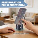 Car Phone Holder for Magsafe with Wireless Bluetooth Speaker, Cell Phone Stand HD Surround Sound Perfect for Home and Outdoors with Bluetooths Speakers for Desk Compatible with iPhone/Samsung Galaxy - Image 5