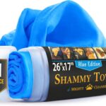Premium Shammy Cloth for Car Drying - 26”x17” - Super Absorbent Chamois Towel for Car - Scratch-Free, Reusable & Soft