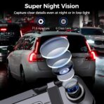 Mirror Dash Cam,Rear View Mirror Camera,10'' Smart Touch Screen,Dash Camera for Cars,G-Sensor,Loop Recording,Car Camera with Free 32GB Card - Image 5