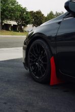 RULLINE Car Mud Flaps Universal Fit Red Splash Guards (4 Pack) Fender,with 20 Pieces 6mm Fastener Rivet Clips - Image 7