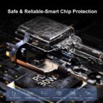 4 in 1 Retractable Car Charger with Starry Light,69W USB-C Fast Car Charger, for iPhone 17/16/15/14/13/12/11, Android,Pixel,Cigarette Lighter Charger (for Lightning+USB-C) - Image 7