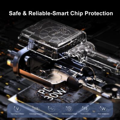 4 in 1 Retractable Car Charger with Starry Light,69W USB-C Fast Car Charger, for iPhone 17/16/15/14/13/12/11, Android,Pixel,Cigarette Lighter Charger (for Lightning+USB-C) - Image 7