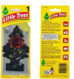 Little Trees Car Air Freshener | Hanging Paper Tree for Home or Car | Rose Thorn | 6 Pack - Image 3