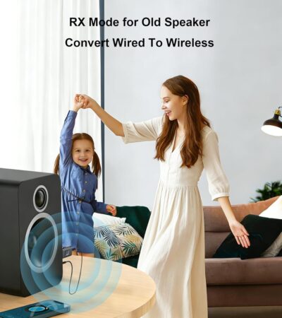 USB Bluetooth Adapter for Car, Bluetooth Transmitter Receiver for TV, Stereo, Headphone, PC, TSNAM 3.5mm AUX Wireless Audio Adapter, Plug & Play - Image 4