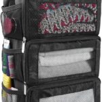 Olosar Suitcase Organizer, Travel Luggage Organizer Portable Hanging Travel Shelves Collapsible Hanging Packing Cubes for Carry on Suitcase