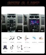 Rimoody Android 15 Car Radio Wireless Carplay for Ford Escape 2007-2012/Mazda Tribute 2007-2012, 4Core 4G+64G Car Stereo Android auto GPS 5G-WiFi EQ Bluetooth 9 Inch Touch Screen Backup Camera - Image 7