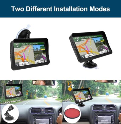 GPS Navigation for Car Truck - Navigation System 7 Inches Touchscreen Navigator with 2026 US/CA/MX Maps, Free Lifetime Updates for RV, Voice Guidance, Speed & Traffic Alerts, Custom Truck Routing - Image 7