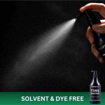 The Pro Stuff® Car Tire Shine Spray - Professional Satin Black Finish (No Greasy Wet Look) | No Sling Formula, Quick Drying Tire Dressing | Long Lasting Tire Protectant - Image 9