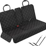 Simple Trending Dog Car Seat Cover, Back Seat Pet Bed Mat Protector Waterproof Bench Car Seat Cover, Nonslip Pet Car Bed Dog Hammock for Car, SUV, Truck