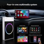 Wireless CarPlay Adapter with YouTube Netflix TikTok, Carplay Ai Box Wireless Carplay & Android Auto, WiFi Bluetooth and HDMI Output, Only for Cars with Wired CarPlay &Wired Android Auto - Image 2