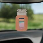 Yankee Candle Classic Paper Car Jar Air Freshener, Hanging Car Freshener, Long Lasting Car Fragrance, Pink Sands (Pack of 3) - Image 4