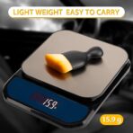 Amrules 2PCS Car Interior Detailing Brush, Auto Car Detailing Brush Dusting Brush, Soft Bristles Car Interior Cleaning Tool for Dashboard Interior, Exterior, Skylight, Leather, Dust Brush, Brown - Image 6