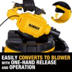 DEWALT 12 Gal Shop Vac, 5.5 HP Wet Dry Vac with Detachable Blower, High-Capacity Cleaner for Garage, Car, Workshop & Outdoor Leaves, All-in-1 DXV212PA (Reusable Bag) - Image 4