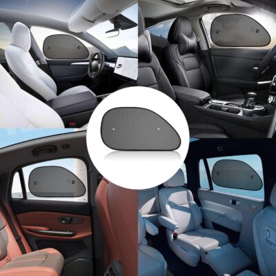 2 Pack Car Window Shade, Universal Side Window Cling Sunshade for Baby, Kids, and Pets from UV Rays and Sun Glare - Image 7