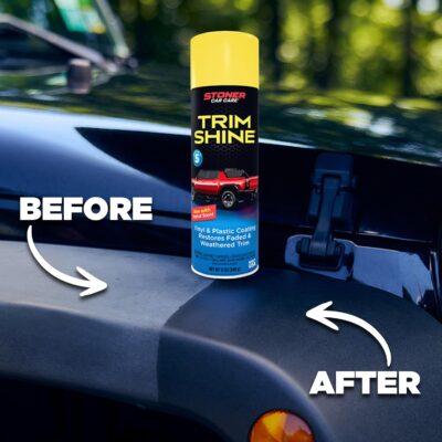 Stoner Car Care 91034 Trim Shine – Black Trim and Plastic Restorer for Cars – Vinyl and Plastic Trim Protectant Coating for Interior and Exterior Use – Fast-Drying No Sling – 12 oz - Image 6