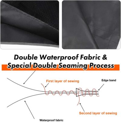 Car Trunk Organizer, Large Capacity Organizers and Storage, Equipped with 7 Durable Pockets, Hanging Trunk Organizer with Hook Side Strips, Sapce-saving Car Accessories Interior - Image 7