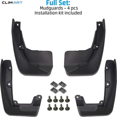 CLIM ART Custom Fit Mud Flaps for Honda CR-V 2017-2022, 4 pcs, Easy to Install, Road and Weather Resistant Thermoplastic, Car Accessories - MF1417021 - Image 6