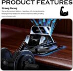 Car Dashboard Phone Holder 360° Rotatable,Portable Anti-Slip Car Phone Holder Horizontal & Vertical Place,Strong Self-Adhesive Dashboard Cell Phones Holders Cars Accessories - Image 5