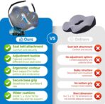 X-Large Seat Cushion for Truck Driver, Upgraded Cushion for Back Support and Pain Relief, Memory Foam with Non-Slip Washable Cover, Relieves Long-Term Truck Sitting and Pain - Image 2