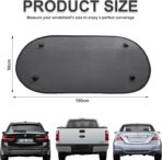 Rear Window Sun Shade,Car Window Shade for Baby,Mesh,Uv Protection,Quick Installation with Suction Cup,Universal Car Accessories Suitable for Most Models (40x20 Inches) - Image 2