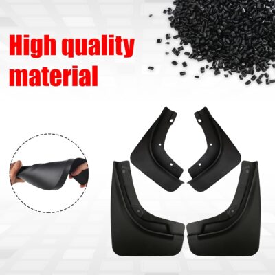 4Pcs Car Mud Flaps Fit for Jeep Compass 2017 2018 2019 2020 2021 2022 2023 2024 2025 Front Rear Splash Guards Fender Waterproof Splashproof Mudguards Body Fittings Sport Utility Auto Accessories. - Image 7