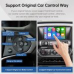 Road Top Wireless CarPlay Android Auto Retrofit Kit for GM HMI 2.0 Cadillac Buick Chevrolet GMC 2014–2020 | CarPlay Interface Decoder Box, Support MirrorLink, Reverse Camera, Navigation - Image 5