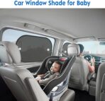 Car Shades for Side Windows 19"x12"(4 Pack),Sun Shade for Car Window with 8 Suction Cups,Window Shades Can Blocks 99.98% UVR,Window Shade for Baby,Glare Shield Protection - Image 3