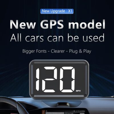 GPS Digital Speed Meter with MPH, Car Head Up Display for All Cars, USB Cable Plug & Play - Image 2