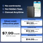 CXK GPS Tracker for Vehicles, 6-Month Battery Life 4G Global Tracker Device for Vehicles with Real Time Alert Strong Magnet, IP65 Waterproof Car Traker 180-Day Location History Subscription Needed - Image 7