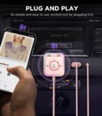 JOYROOM Bluetooth 5.4 Receiver for Car, AUX Bluetooth Car Adapter, 3.5mm Wireless Audio Receiver for Home Stereo/Wired Headphones, Hands-Free Call, Noise Cancelling, Pink - Image 5