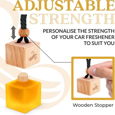 Inspired by One Million Car Air Freshener for Men | Long Lasting Luxury Diffuser | Automotive Scent Perfume | Vent Clip Auto Air Freshener | Odour Eliminator Technology | Masculine Diffuser Scents 8ml - Image 5