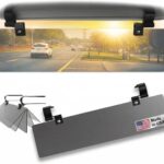 Glare Guard Professional-Grade Polarized Sun Visor Extender – Anti-Glare Sun Glare Blocker for Car Windshields, Adjustable Clip-On UV400 Tinted Visor Extension for Cars, Trucks & SUVs