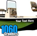 Custom Vinyl Boat Numbers & Letters (Two Decals) Marine Lettering Stickers - Image 3