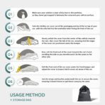 Car Cover Waterproof All Weather for Automobiles, Outdoor Full Exterior Covers for Sedans (Length: 186"-193") Rain Winter Sun Protection. Universal Fit for Toyota Camry, Honda Accord, etc. - Image 6