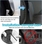 Autorder Mud Flaps for 2022 2023 2024 2025 Tucson NX4 Accessories Splash Guards Fender Flares Mudflap Front and Rear Mud Guard Set of 4 - Image 4