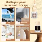 6 Pack Car Air Freshener - Mothers Day Gift for Her, Hanging Air Freshener Essential Oil Diffuser, Romantic Car Scents Cute Auto Decor Birthday Gifts for Women/Men - Image 5